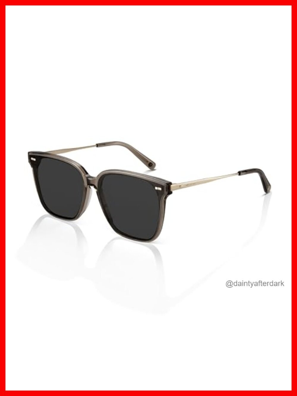 Oversized Square Polarized Sunglasses UV400 Full Frame Unisex